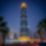 Stunning view of Al Salam Tower in Tecom