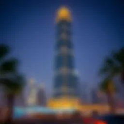 Stunning view of Al Salam Tower in Tecom