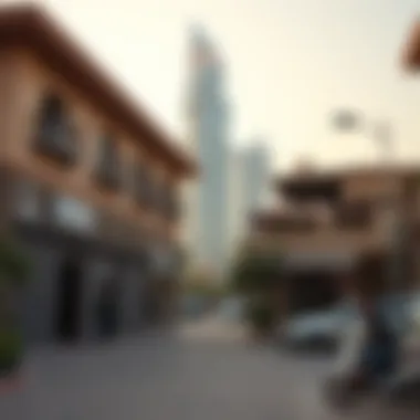 Exploring the Neighborhood of Al Salam Tower Vibrant neighborhood surrounding Al Salam Tower