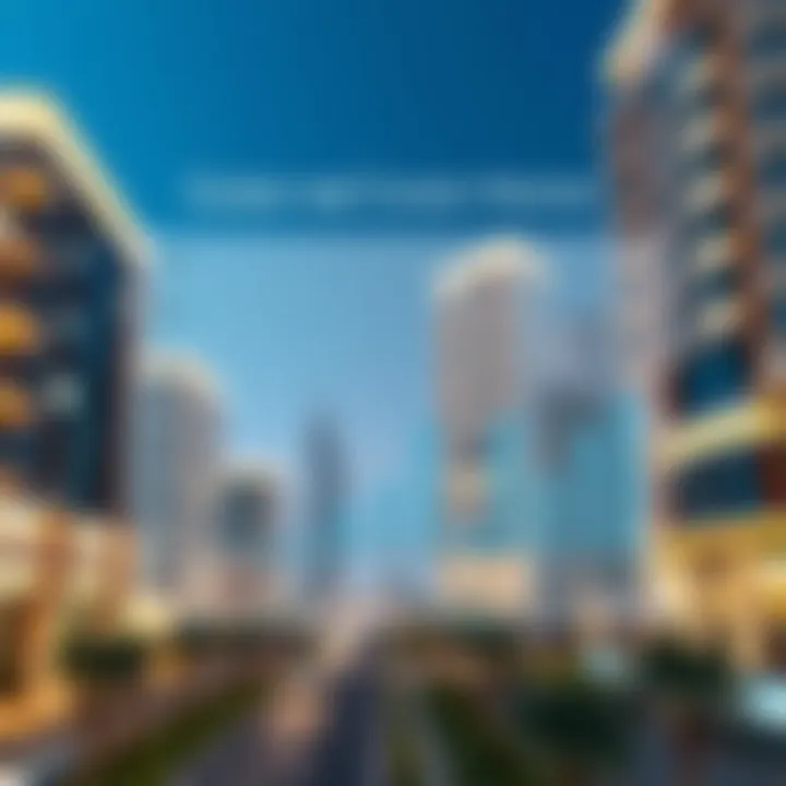 An infographic showing market trends in Dubai's real estate sector