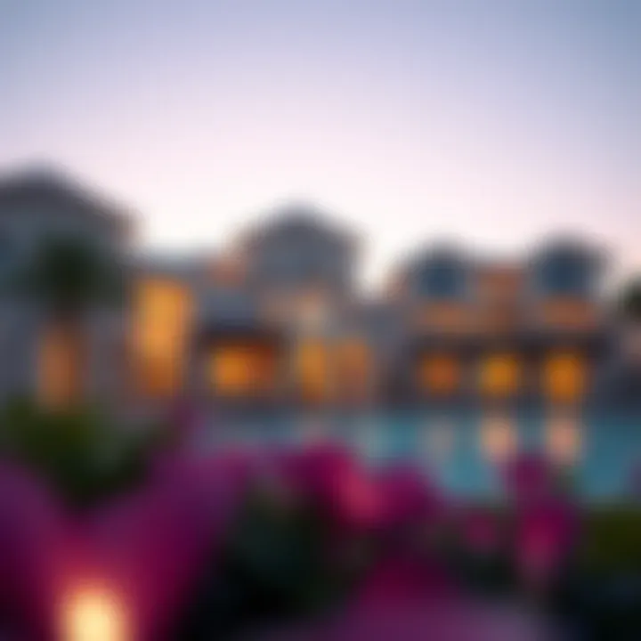 Stunning architectural design of luxury villas in Dubai