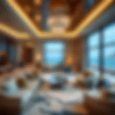 Interior showcasing opulent living spaces in Dubai