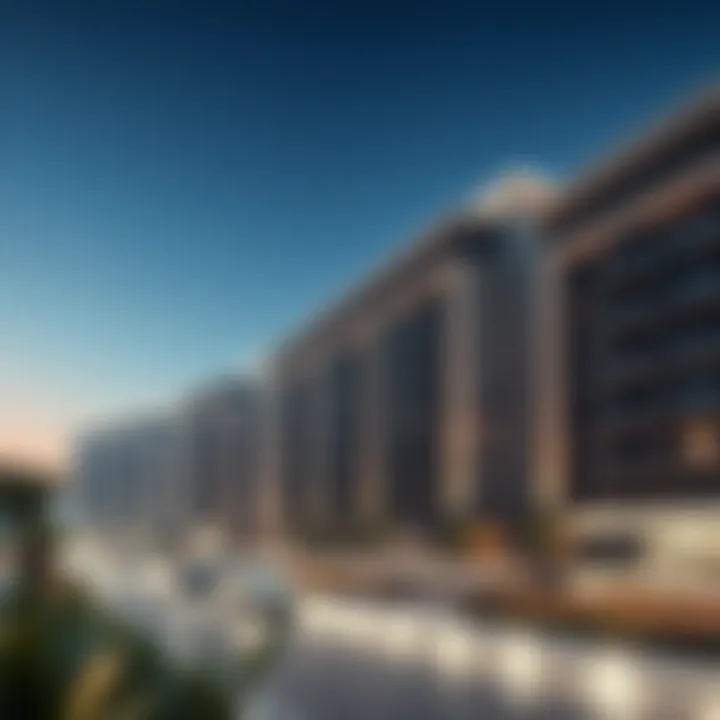 Urban development surrounding Azizi Riviera