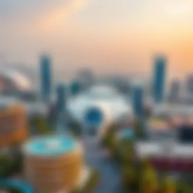 Aerial view of Binghatti Silicon Oasis showcasing its modern architecture