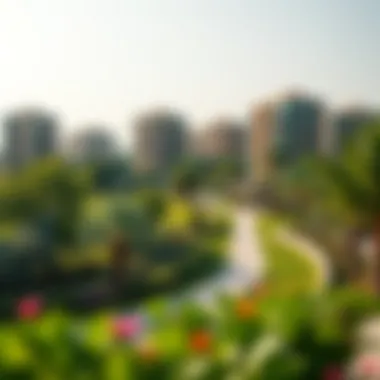 Lush green parks and recreational areas in Bloom JVC