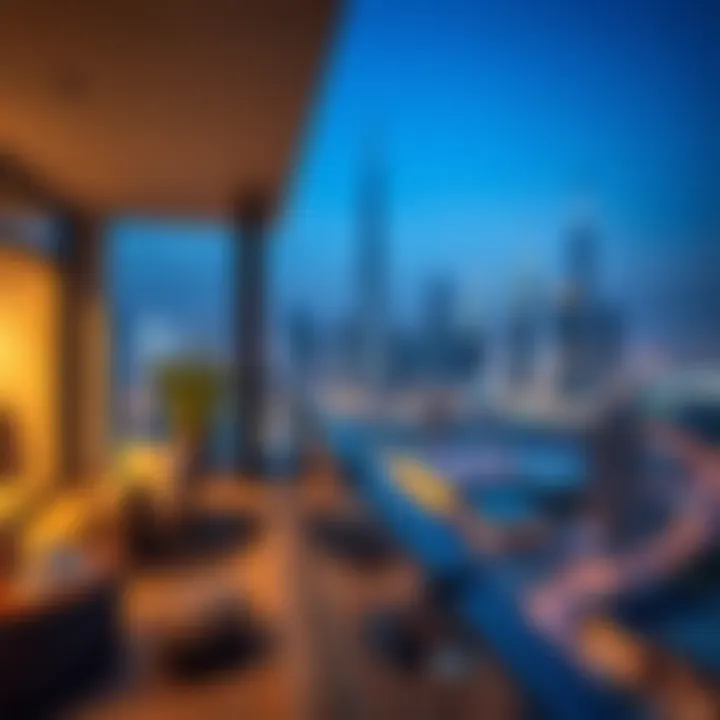 Breathtaking Skyline from Bluebell Residence Balcony Stunning skyline view from the balcony of Bluebell Residence