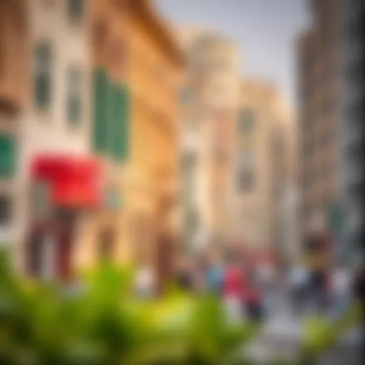 The Charm of Bur Dubai: Architectural Highlights Vibrant streets of Bur Dubai showcasing local architecture