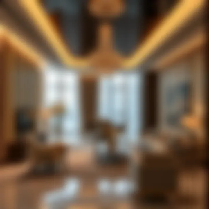 Interior design of a luxury apartment in Business Bay