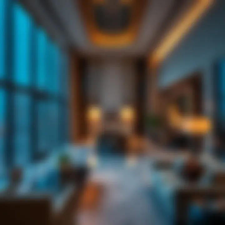 Luxurious interiors of a Capital Plaza residence