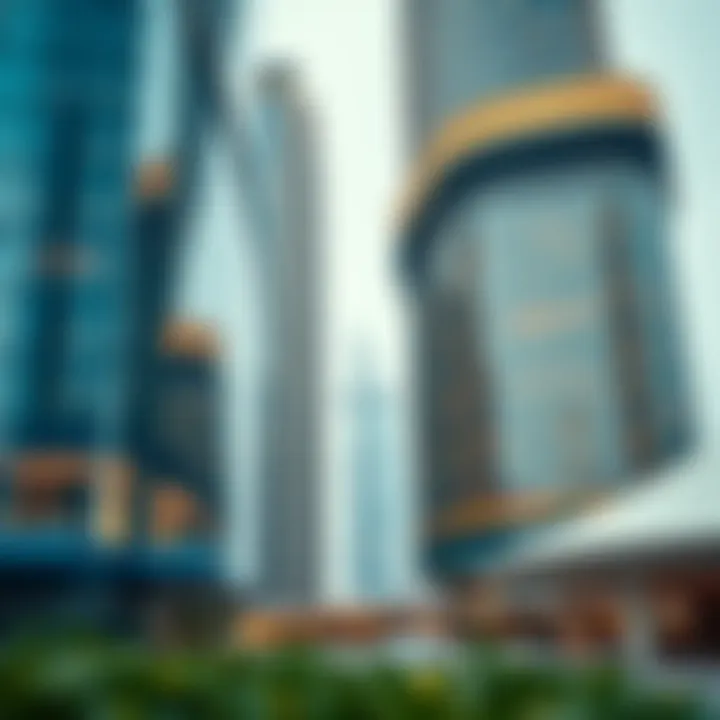 Stunning view of Capital Plaza's modern architecture