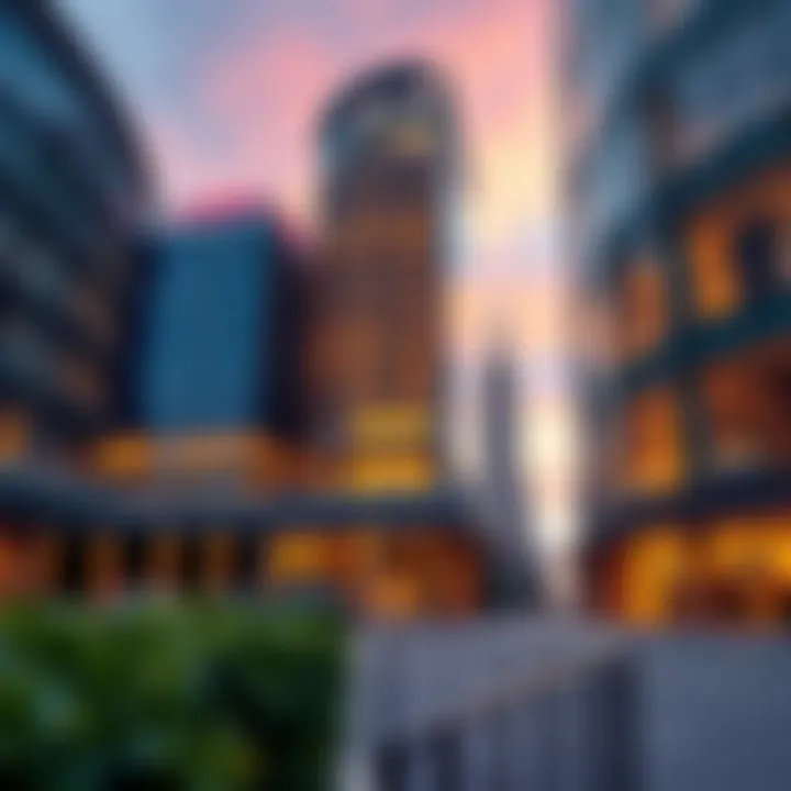 Diverse commercial properties highlighting luxury and retail spaces in a dynamic market