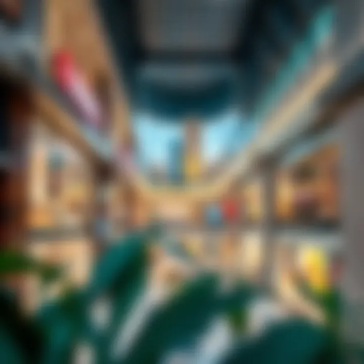 Vibrant retail spaces in Central Mall