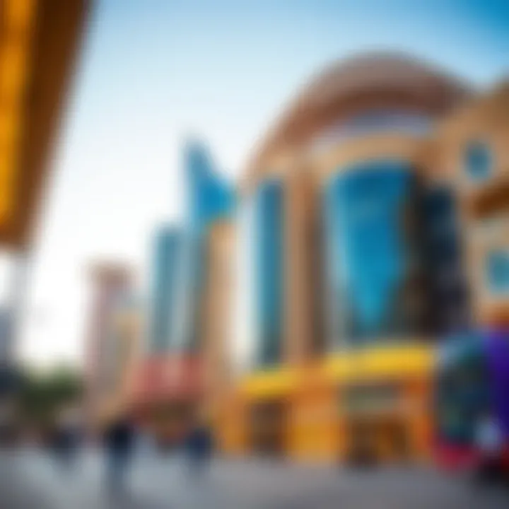 Stunning architectural view of City Walk Meraas