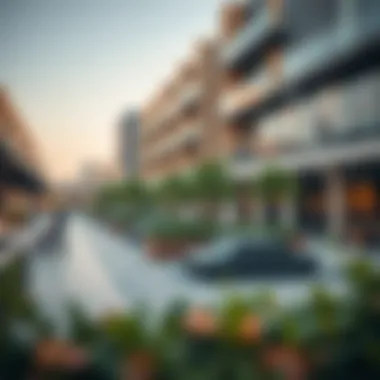 Recreational spaces in City Walk promoting community engagement