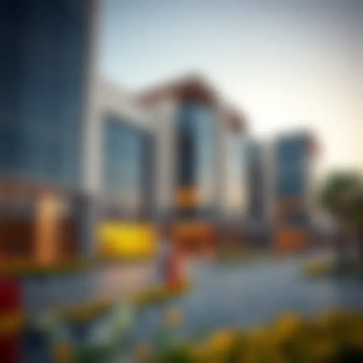 Modern Office Spaces in Muwailih Modern office spaces reflecting Muwailih's economic development