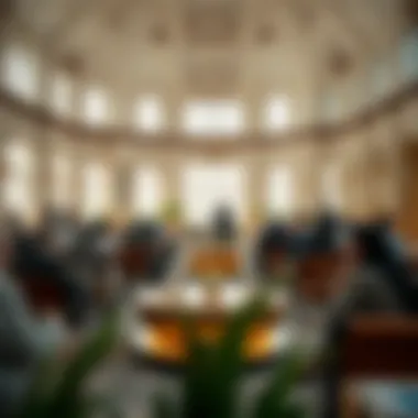 Community engagement within a modern majlis environment