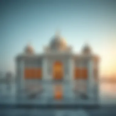 An elegant cultural landmark in Abu Dhabi reflecting its rich heritage