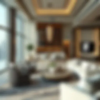 Interior shot capturing the luxurious amenities within the Al Ameri Building