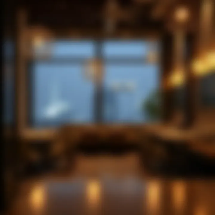 Dining Area Showcasing Local Ambiance Dining area showcasing local ambiance