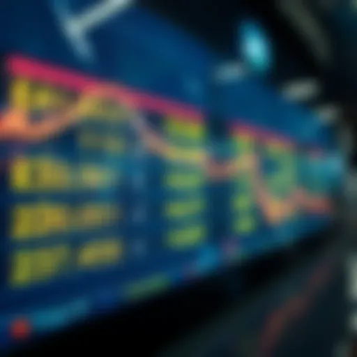 Currency Exchange Rates Overview Currency exchange rates display on a digital screen