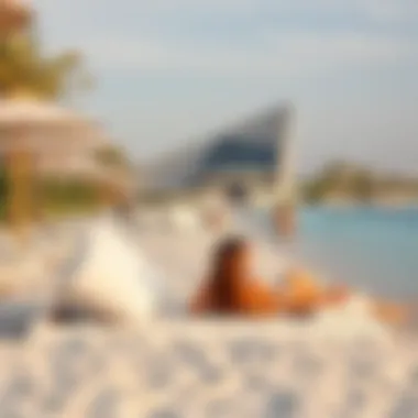 Relaxation and Leisure at Cove Beach Relaxing leisure activities at Cove Beach