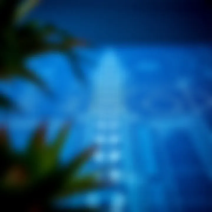 Blueprint of Architectural Innovation Architectural blueprint of the Da Vinci Tower highlighting its innovative design