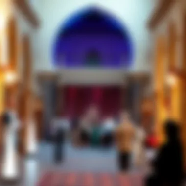 Vibrant Cultural Events at Dar Al-Wasl Cultural activities taking place at Dar Al-Wasl