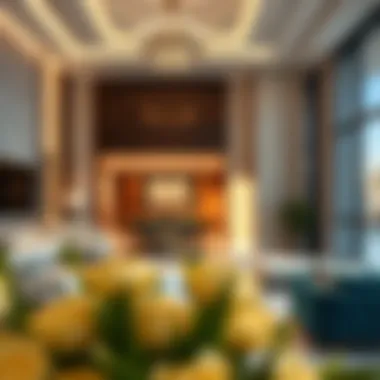 Interior Elegance in Luxury Living Spaces Elegant interior design of a luxury property in DBS Emirates Hills