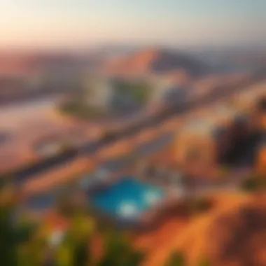 Breathtaking Landscapes of DBS Emirates Hills Stunning view of the landscaped community in DBS Emirates Hills