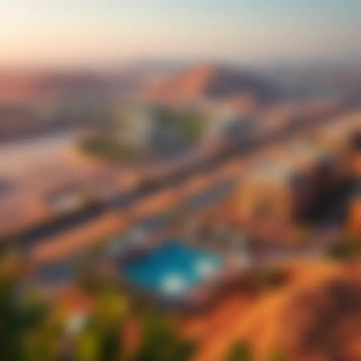 Breathtaking Landscapes of DBS Emirates Hills Stunning view of the landscaped community in DBS Emirates Hills