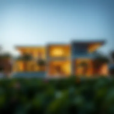 Modern Architectural Marvels in DBS Emirates Hills Luxurious villa in DBS Emirates Hills showcasing modern architecture