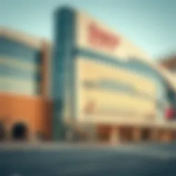 Exterior view of Deira City Mall showcasing its modern architecture