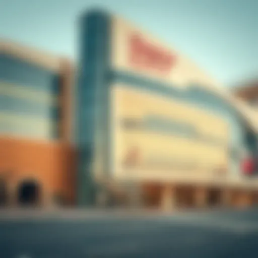 Modern Architectural Marvel of Deira City Mall Exterior view of Deira City Mall showcasing its modern architecture