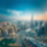 Aerial Perspective of Dubai's Evolving Skyline Aerial view of Dubai's skyline showcasing new construction