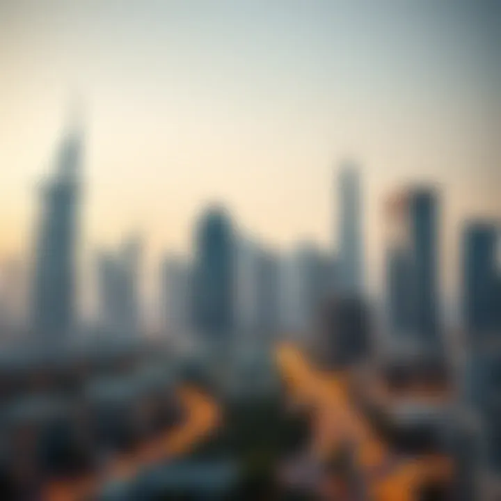 Dubai's Dynamic Real Estate Market Dubai skyline with real estate developments