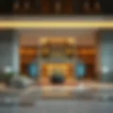 Sophisticated Lobby of Edge by Rotana Luxurious lobby entrance showcasing modern design