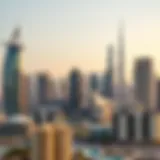 Dubai Skyline: A Modern Financial Hub Stunning skyline of Dubai with modern architecture