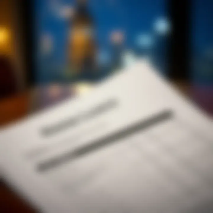 Understanding Home Loan Options A close-up of a financial document highlighting loan options