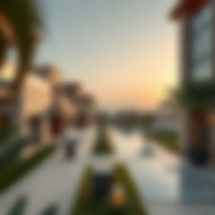 Luxury Property Investment in Dubai A scenic view of a luxury property in Dubai