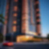 Stunning view of Al Nahda Tower Block B showcasing its modern architecture