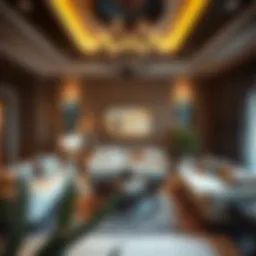 Luxurious living room in Oud Metha apartment