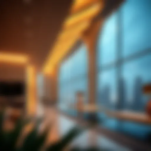 Stunning architectural design of an art residence in Dubai