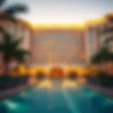 Damac Hills Hotel Facade Stunning view of Damac Hills Hotel's facade