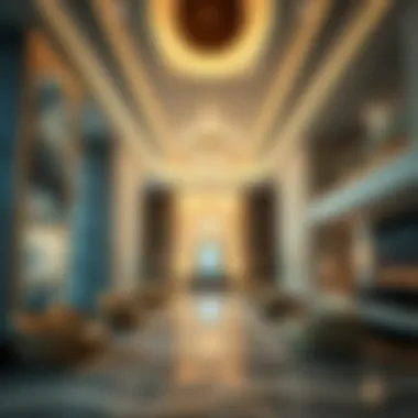 Architectural design highlighting the interplay of light in luxury interiors