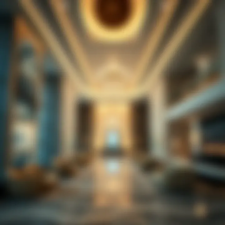 Architectural design highlighting the interplay of light in luxury interiors