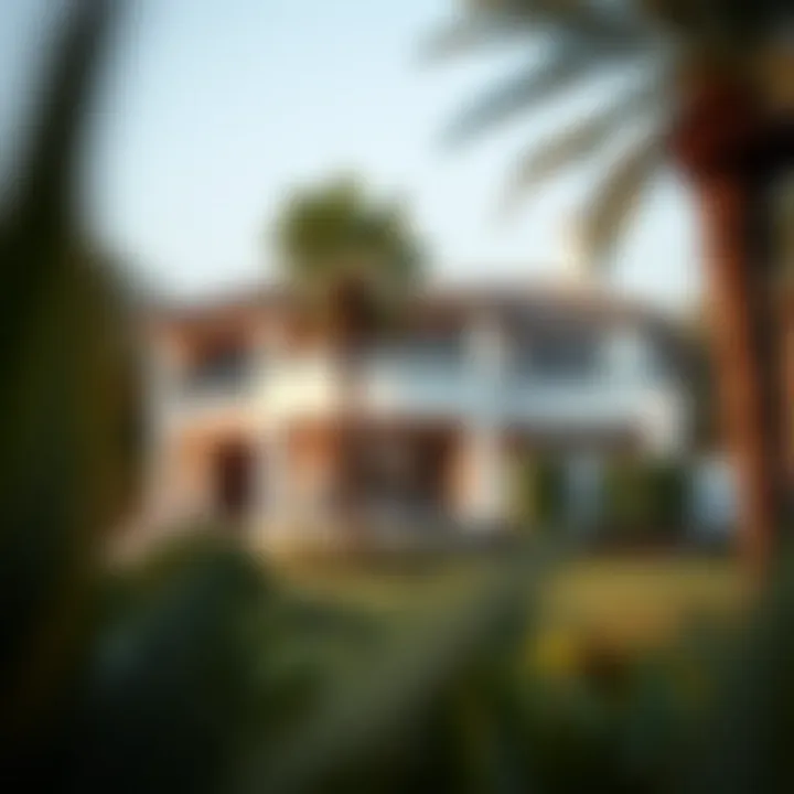 Luxury Villa Nestled in Nature's Embrace Luxurious villa in Dubai's Wild Area surrounded by nature.