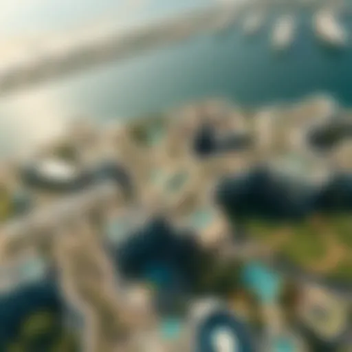 Aerial Overview of Emaar South Dubai Aerial view of Emaar South Dubai showcasing its modern architecture and green spaces