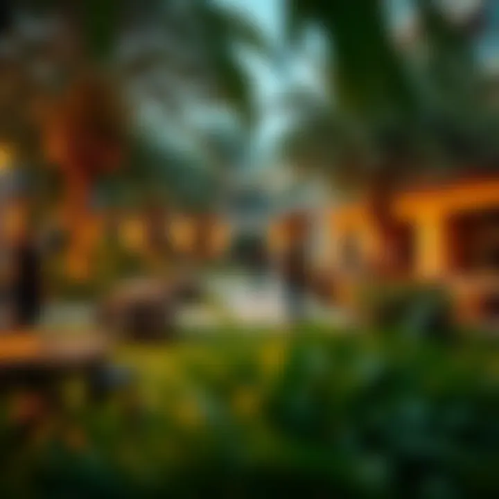 Community Space in حي الياسمين Vibrant community space in حي الياسمين featuring lush greenery and social areas.