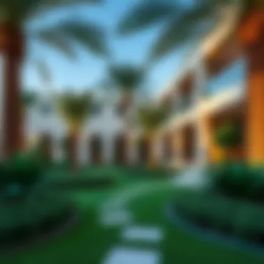 Eco-friendly landscaping integrating nature with luxury living