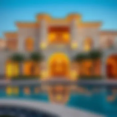 Luxurious villa in Dubai with stunning architecture